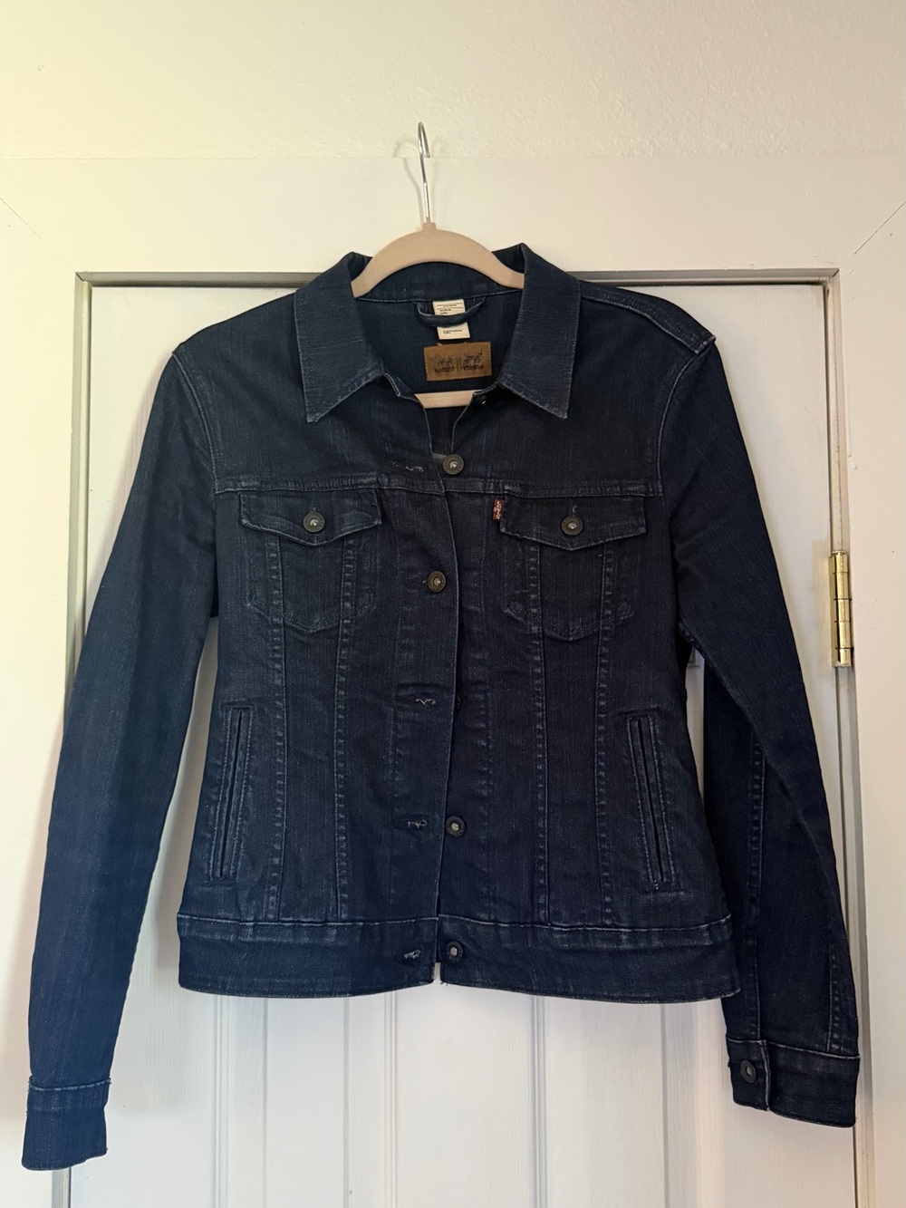 Levi's Dark Blue Denim Trucker Jacket - Women's